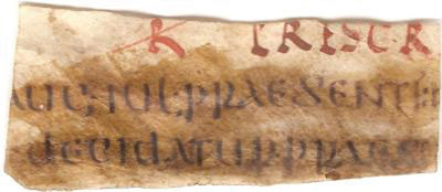 ancient roman parchment